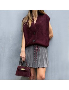 LUMINA GILET ZZ22138 BORDEAUX