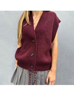 LUMINA GILET ZZ22138 BORDEAUX 2