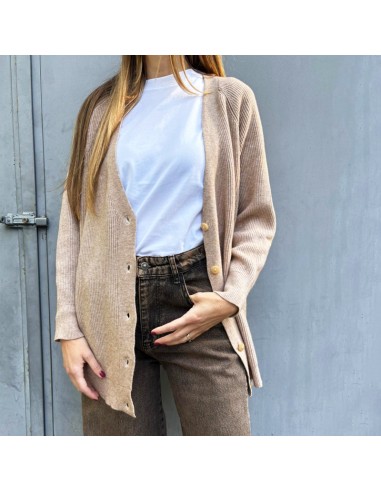 Susi Mix cardigan over beige