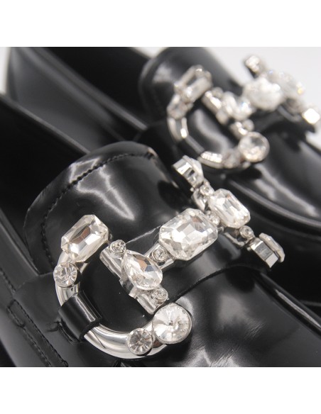 Pasinetti mocassino con morsetto gioiello