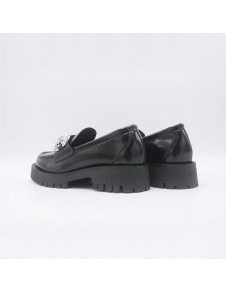 Pasinetti mocassino con morsetto gioiello