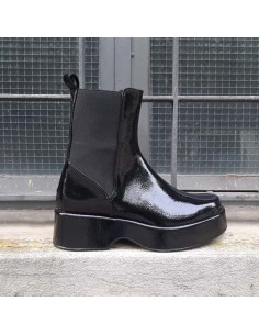 Pasinetti boot in vernice nero