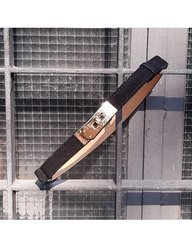 Cintura nera camoscio coulisse con... Cintura nera camoscio coulisse con...