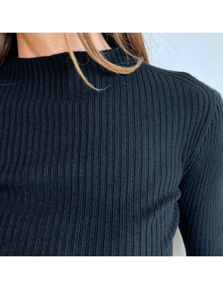 Susy Mix dolcevita costine nero