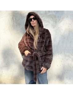 Ecopelliccia visone con...