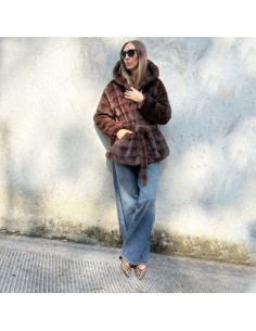 Ecopelliccia visone con... 2