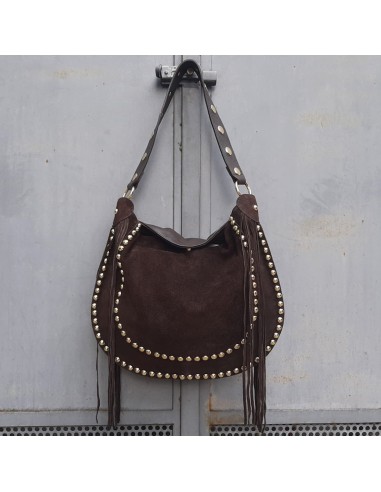 Pasinetti maxi-bag in camoscio t.moro...