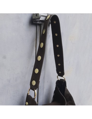 Pasinetti maxi-bag in camoscio t.moro...