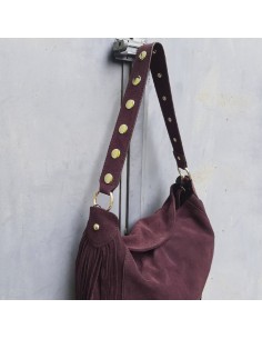 Borsa in camoscio bordeaux... 2
