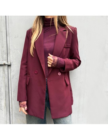 Pasinetti blazer doppiopetto bordeaux