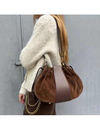 Pasinetti borsa coulisse cioccolato