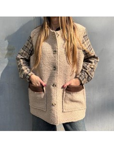 Susy Mix gilet in eco-montone