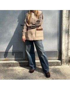 Susy Mix gilet in eco-montone 2