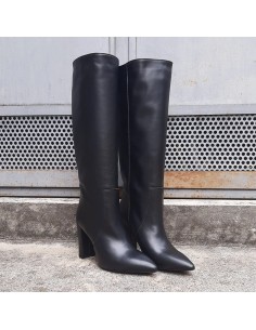 Ovyé stivale tacco 10 nero 2