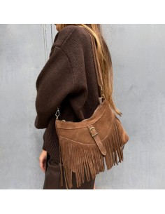 Borsa tracolla con frange... 2