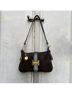 Borsa pochette h nero