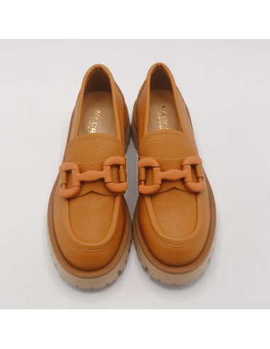 NACREE MOCASSINO CUOIO CON MORSETTO...