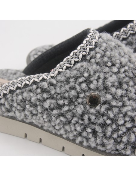 GRUNLAND CI2599 G7LOXI ciabatta teddy grigio