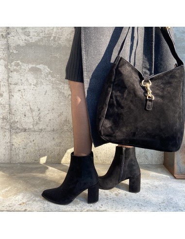 Pasinetti tronchetto nero scamosciato