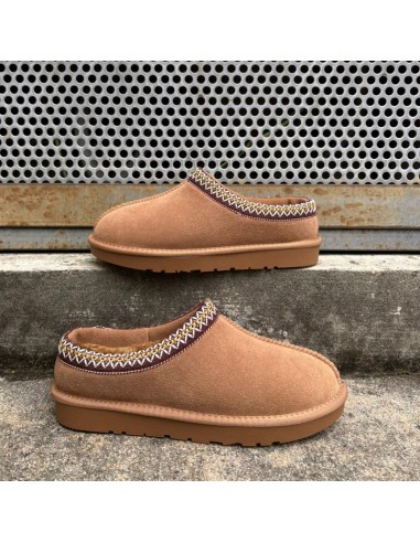 Calzamania sabot con pelo cuoio