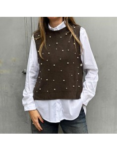 SusyMix gilet con strass e... 2