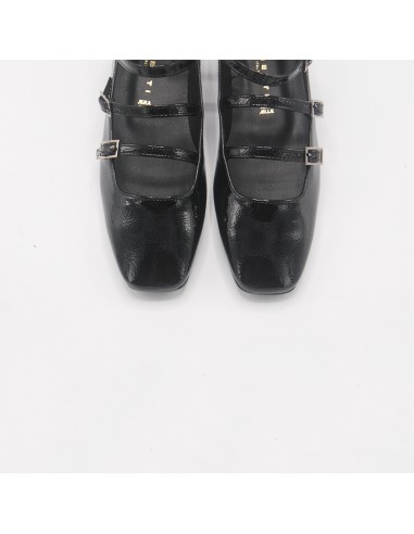 Pasinetti Mary Jane in vernice nero