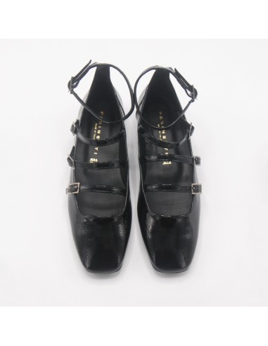 Pasinetti Mary Jane in vernice nero