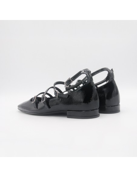 Pasinetti Mary Jane in vernice nero