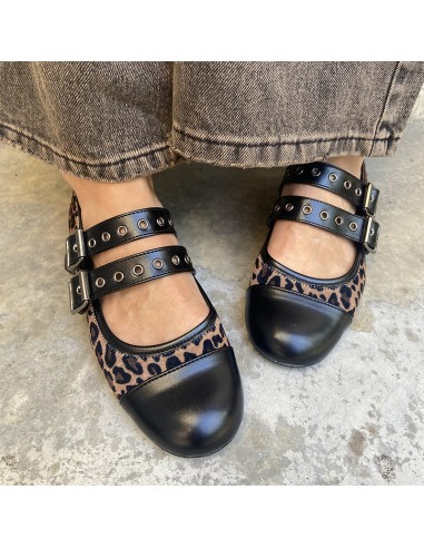 Pasinetti ballerina animalier con anelli