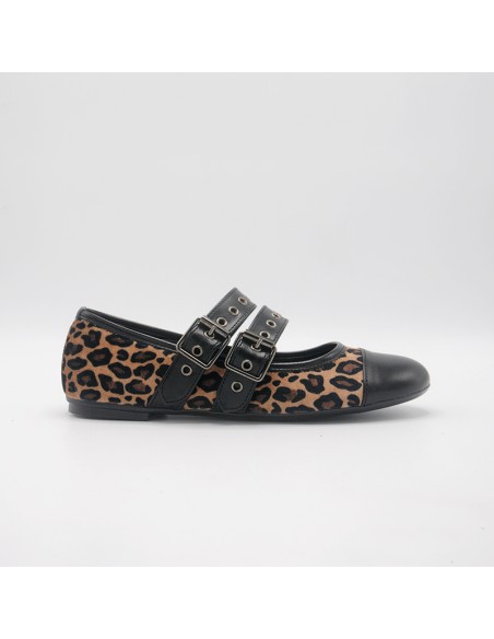 Pasinetti ballerina animalier con anelli