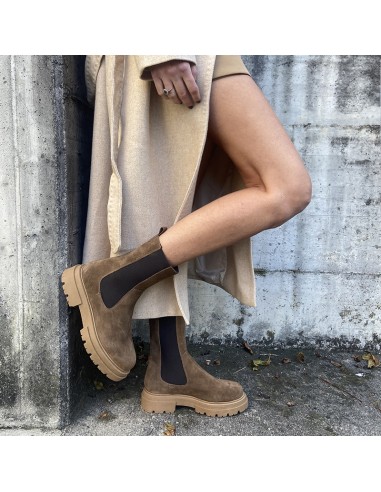 Pasinetti boots scamosciato color birra