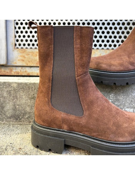 Boot scamosciato Testa Moro