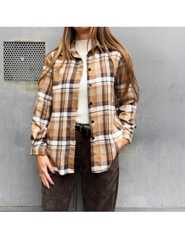 Camicia Check beige/bianco Camicia Check beige/bianco