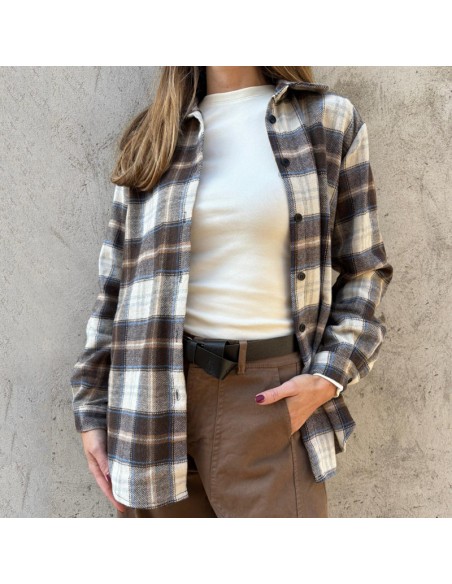 PRE ORDINE
Camicia check latte/moro