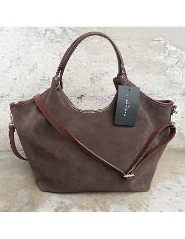 Pasinetti maxi-bag in camoscio testa... Pasinetti maxi-bag in camoscio testa...