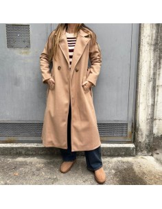 Cappotto vestaglia camel