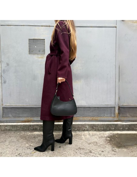 Cappotto vestaglia bordeaux