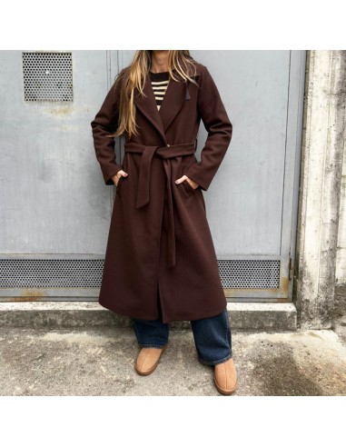 Cappotto vestaglia marrone