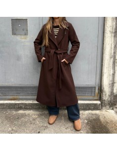 Cappotto vestaglia marrone 2