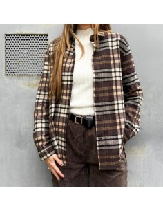 Camicia check moro-nero