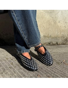 Ovyè ballerina pelle strass 2