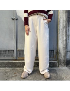 Lumina pantalone morbido panna 2